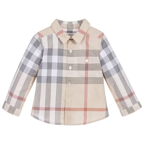 boy's burberry dress shirt|Burberry children's clothing for boys.